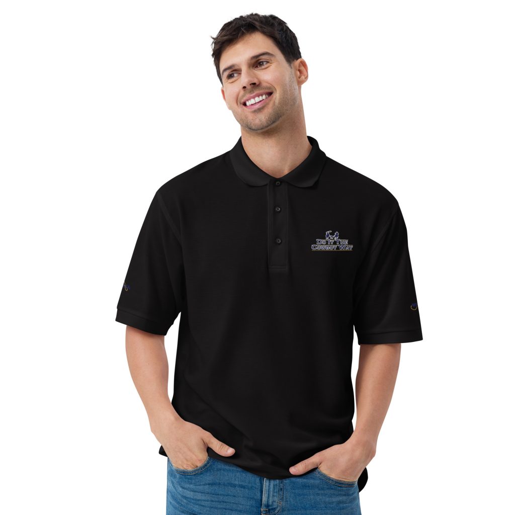 Men's Premium Polo 'Do It The Cowboy Way'