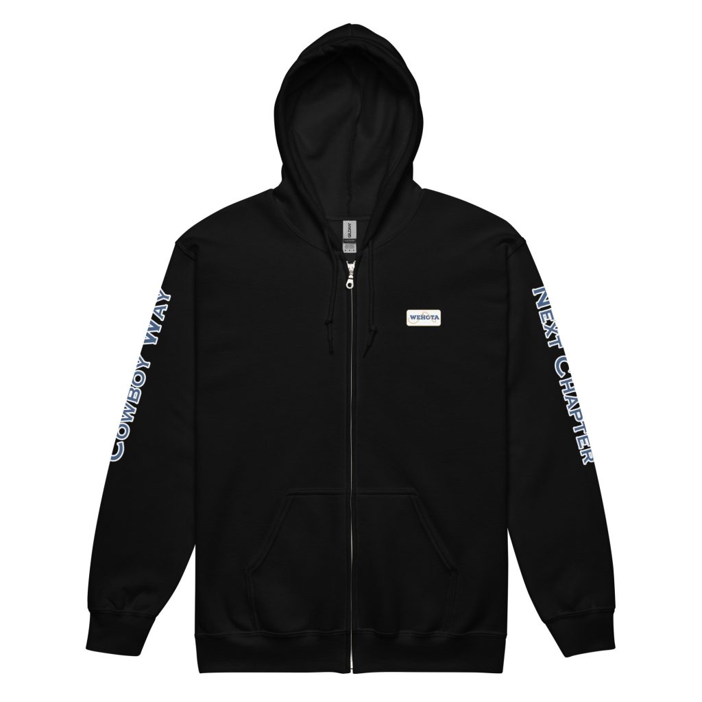 Unisex heavy blend zip hoodie 'Cowboy Way Next Chapter'