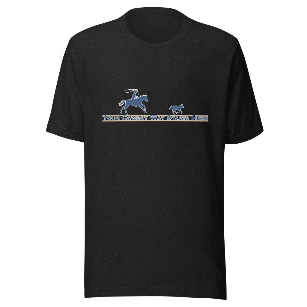 Unisex t-shirt 'Calf Roping'