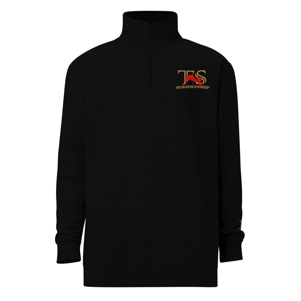 Unisex fleece pullover 'TS Horsemanship'
