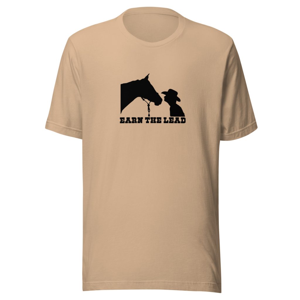 Unisex t-shirt 'Earn The Lead'