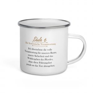 Emailletasse: S&auml;ule 6