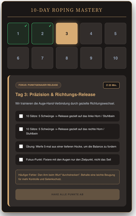 10 Day Roping Challenge