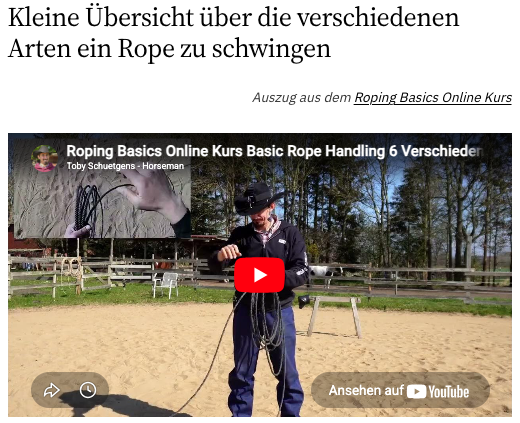 10 Day Roping Challenge