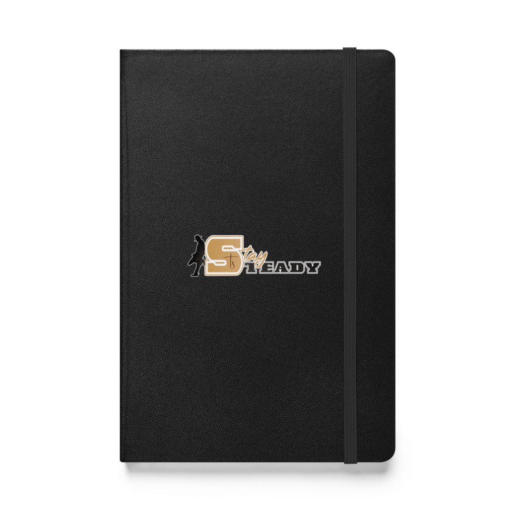 Hardcover Notizbuch 'Stay Steady'